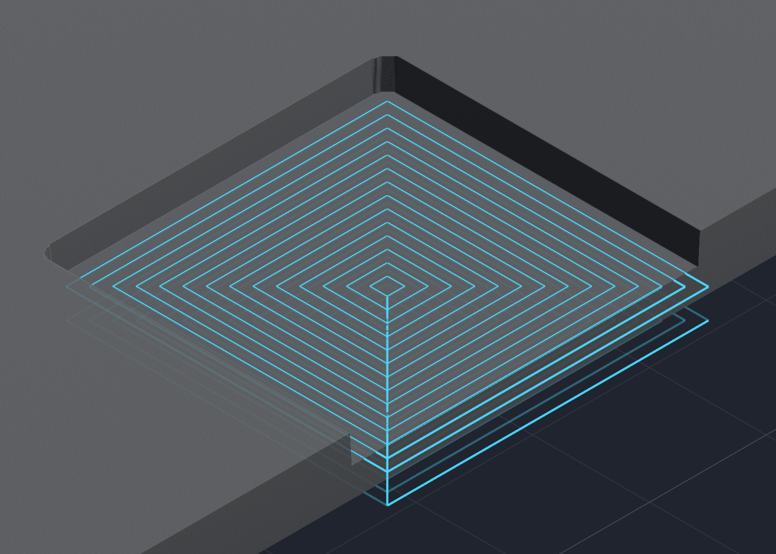 Pockets with tangential edge toolpath